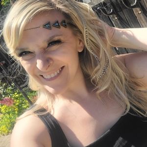 Triple Triangle & Blue Apatite Gold Chain Headpiece